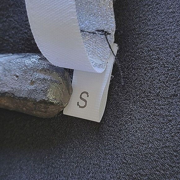 Imperial black faux leather asymmetrical shoulder dress - Picture 6 of 14